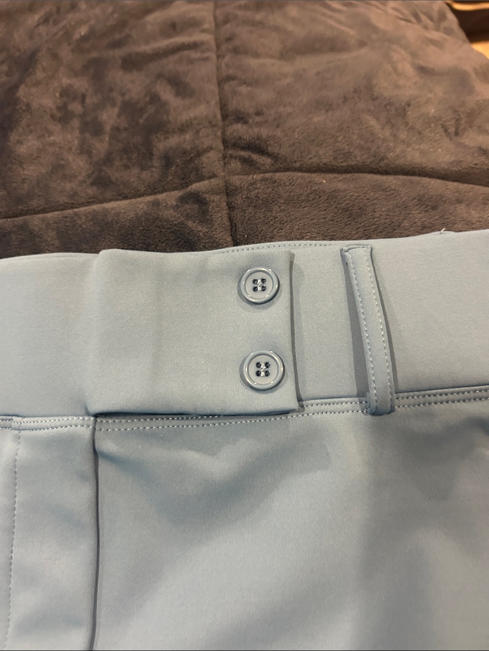 HALARA Pale Blue High-Waist flare pants - Picture 5 of 6
